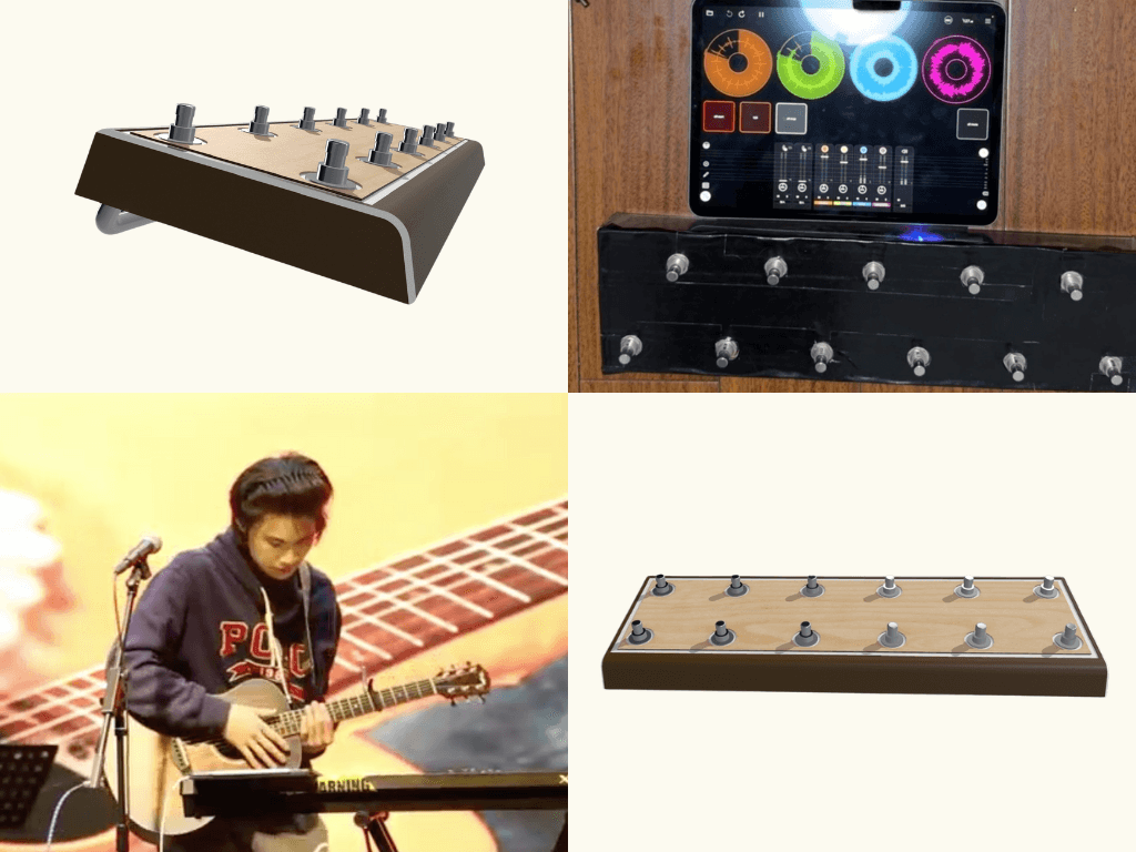 ESP32 MIDI Foot Pedal for Live Looping